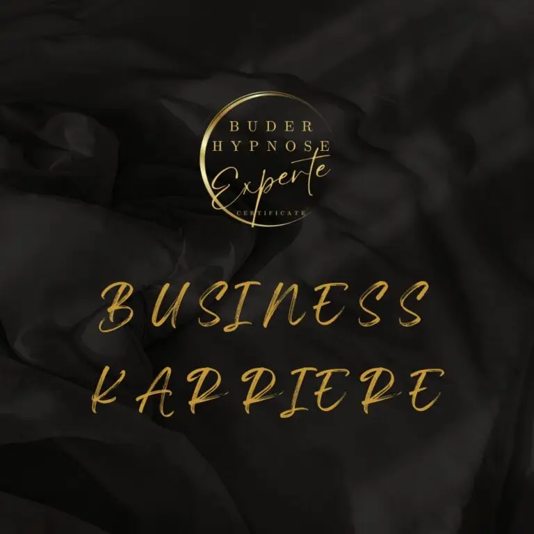 Business Hypnose Experte Buder Dresden